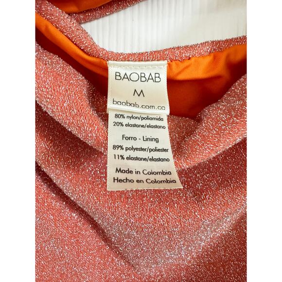 BAOBAB MANDARINE ORANGE BODYCON GOA MINI DRESS - Picture 9 of 12